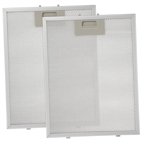 DOITOOL 2piezas Filtro De Grasa Para Campanas Extractoras Malla Metálica De Aluminio Resistente Fácil De Limpiar y Reutilizable De Repuesto Para Ventilación De Cocina