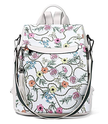 Image of BROMEN Backpack Purse Leathe Backpack for Women Anti-theft Bookbag Purse Fashion Shoulder Handbag Backpack Women