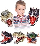 Dinosaur Toys Puppets for Kids and Toddlers, Geyiie Rubber Dino Hand Puppet Jurassic World Indominus...
