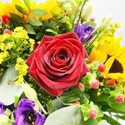 Sommerblumen Premiumstrauß - Strauß Sommerzauber - Inklusive Grußkarte