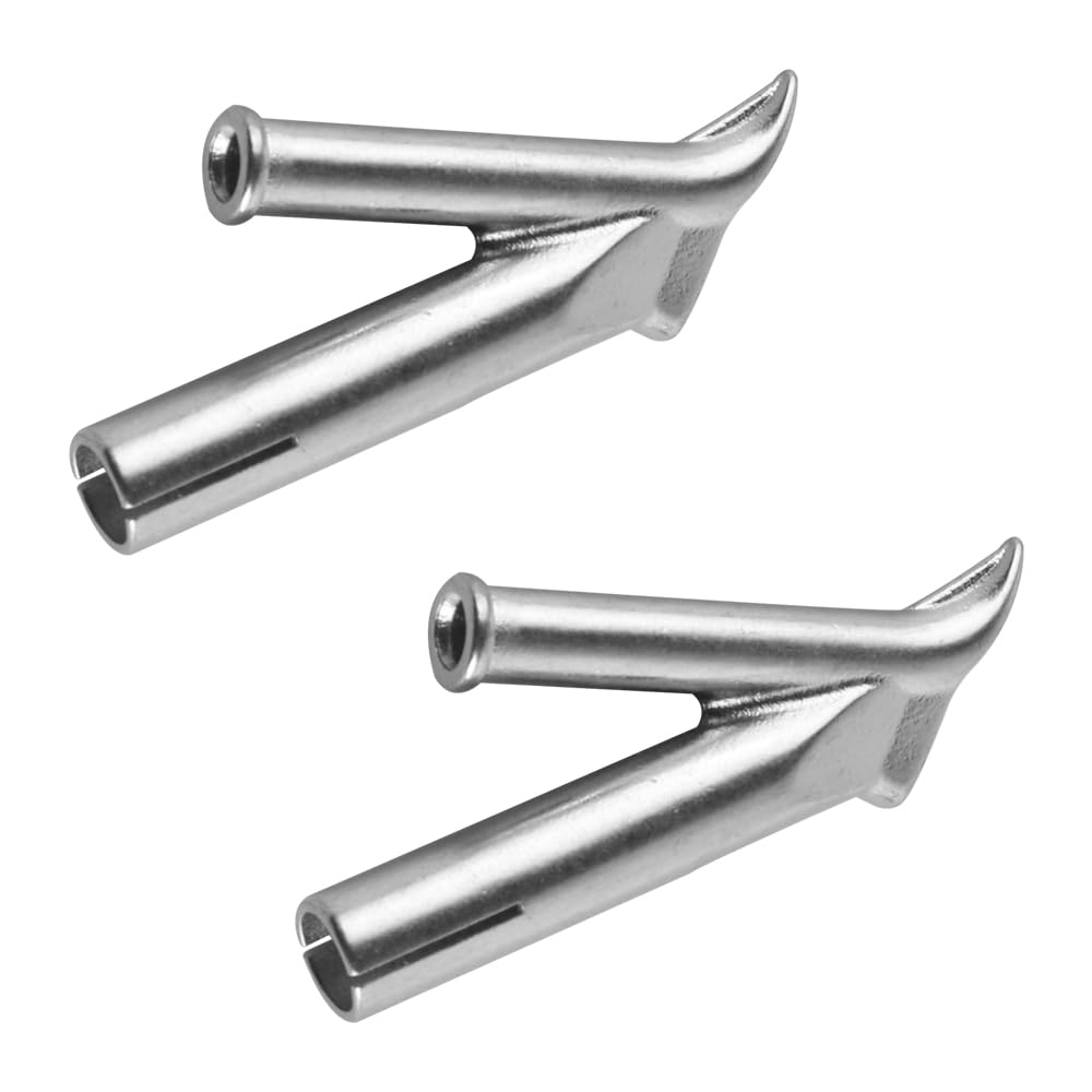 Zestaw dysz spawalniczych ze stali nierdzewnej Szybka końcówka spawalnicza i dysza w kształcie litery Y odpowiednia do PP PVC Vinyl Hot Tool niezbędna wymienna głowica spawalnicza 4 mm