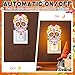 Grinsvalley 2 Pack Day of The Dead Sugar Skull Night Light Plug into Wall Skull Decorative Lamp Gifts LED Illumination for Dia De Los Halloween Muertos Home Hallway Kitchen Corridor Stairway Decor
