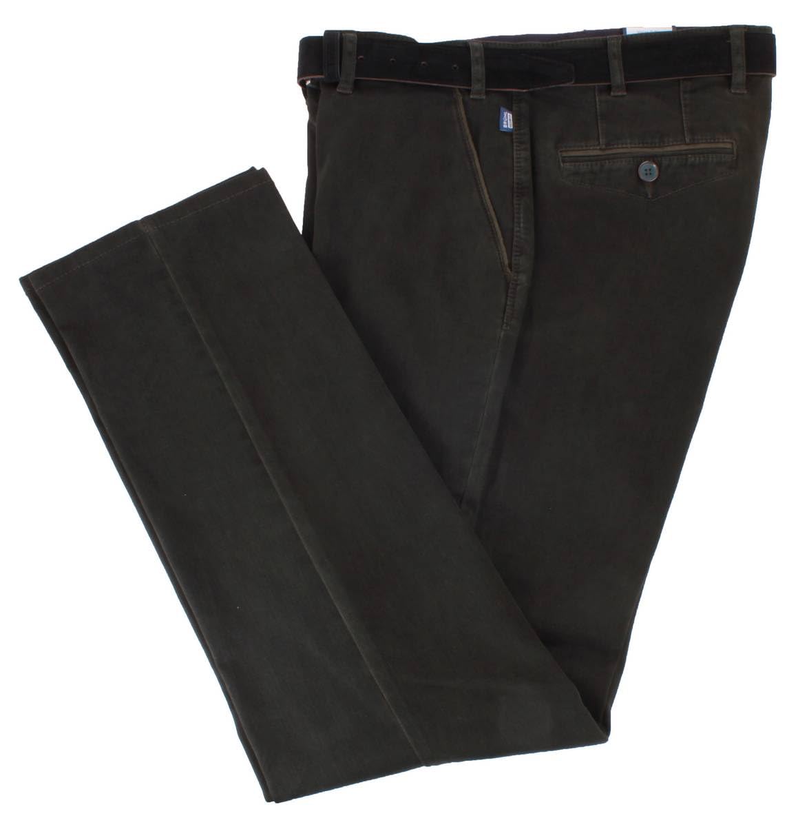 Bruhl Mens Venice B Turn Autumn Weight Chinos - Khaki - W36 L30
