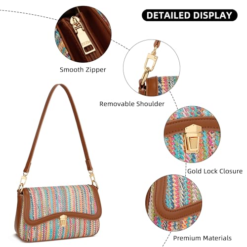 Image of KKXIU Small Shoulder Bag for Women Cute Hobo Handbags Mini Clutch Purses