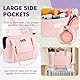 Pawaboo Hundetasche Tragetasche für Kleine Hunde mit Tasche, Leichte Hunde und Welpen Tragetasche Träger, Hundetransporter Weich Seiten für Welpe Katze Kaninchen, Welpentragetasche unter 11 LBS, Rosa