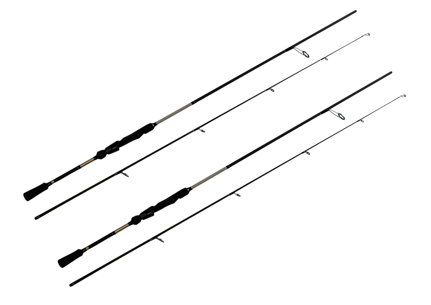 BLACKROCK PAIR 2 x Sterling series High Carbon Lure 8' / 240cm 15-30g Fishing Rod. Light Slim Fast action with sensi tip. supplied in Oxford bag Freshwater Saltwater. 2 RODS
