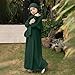 Muslim Abaya for Girls Islamic Prayer Abayas Dress with Hijab Ramadan Kaftan Eid Robe Dresses Dubai Outfits for 3-12 Years