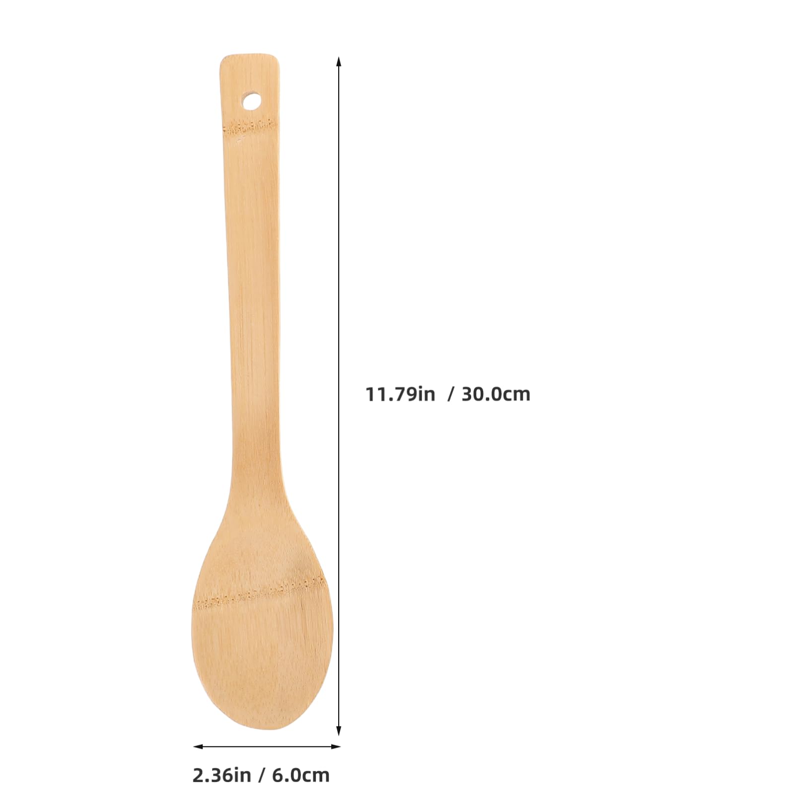 15 De Madera De : Antiadherente Para Cocinar Volteador Ranurado Con Mango Largo Juego De De Cocina