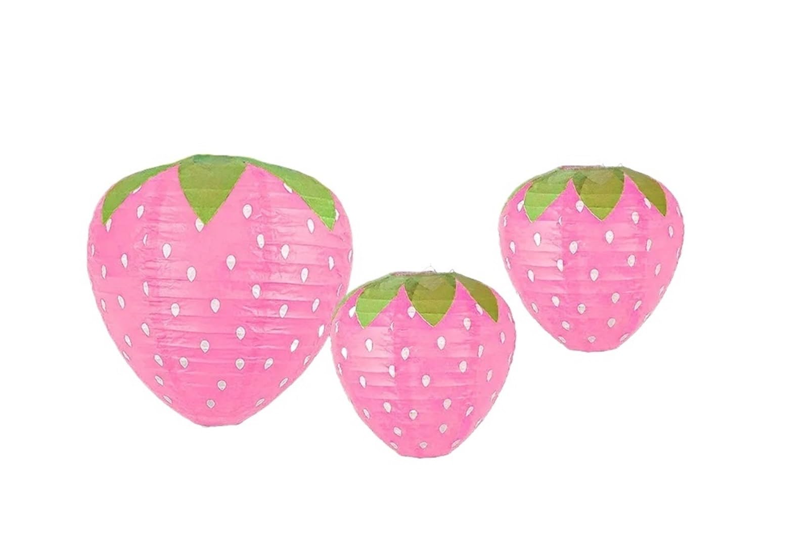 Lanterne di Carta Dolce alla Fragola da 10 Pezzi per la Casa, Feste