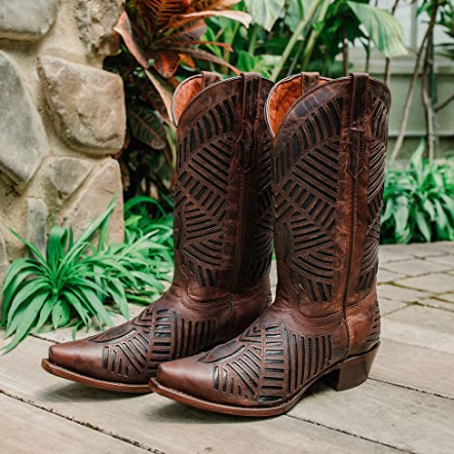 Soto Boots Womens Inlay Cowgirl Boots M500484