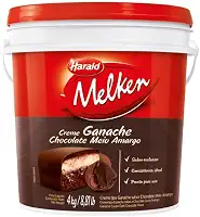 CREME GANACHE CHOCOLATE MEIO AMARGO HARALD C/ 4 KG