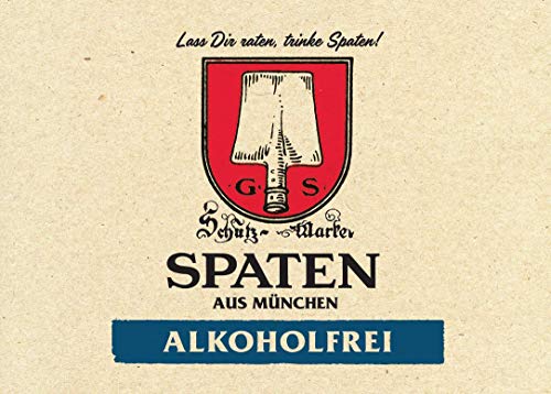 SPATEN Helles Alkoholfrei Flaschenbier, MEHRWEG im Kasten, Alkoholfreies Helles Bier aus München (20 x 0.5 l)
