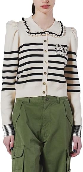 Amazon | [ダブルスタンダードクロージング] パフショルダーボーダー  