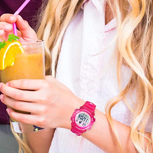 Image of GOLDEN HOUR Watches for Kids Digital Sport Waterproof Boys Girls Watch Outdoor 12 /24 H Alarm EL Backlight Stopwatch Military Child Wristwatch Ages 3-15