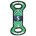 MLB SEATTLE MARINERS Baseball Field Dog Toy with Double rim Stitching & Inner SQUEAKER
