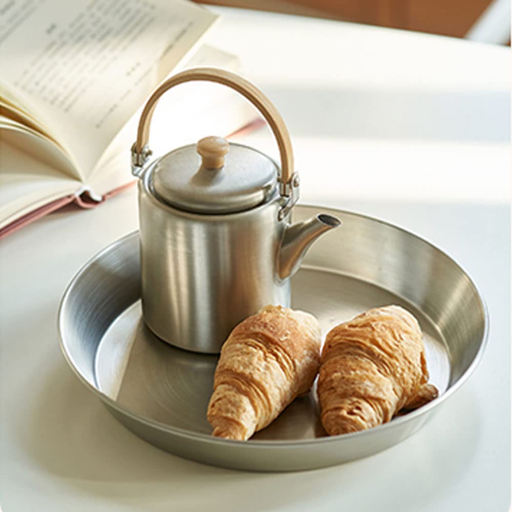 2 Pezzi Set di Piatti e Rack di Raffreddamento dell'Acciaio Inossidabile, 2-in-1 Set per Frittura