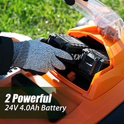 Lawnmaster Clmf4817E 48V Max* Brushless Mower With 2X24V Max* 4.0Ah Battery And A Dual Charger #TOP2
