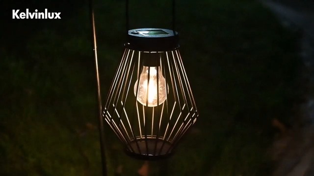 Amazon.com: Solar Hanging Lantern Outdoor Waterproof, Metal