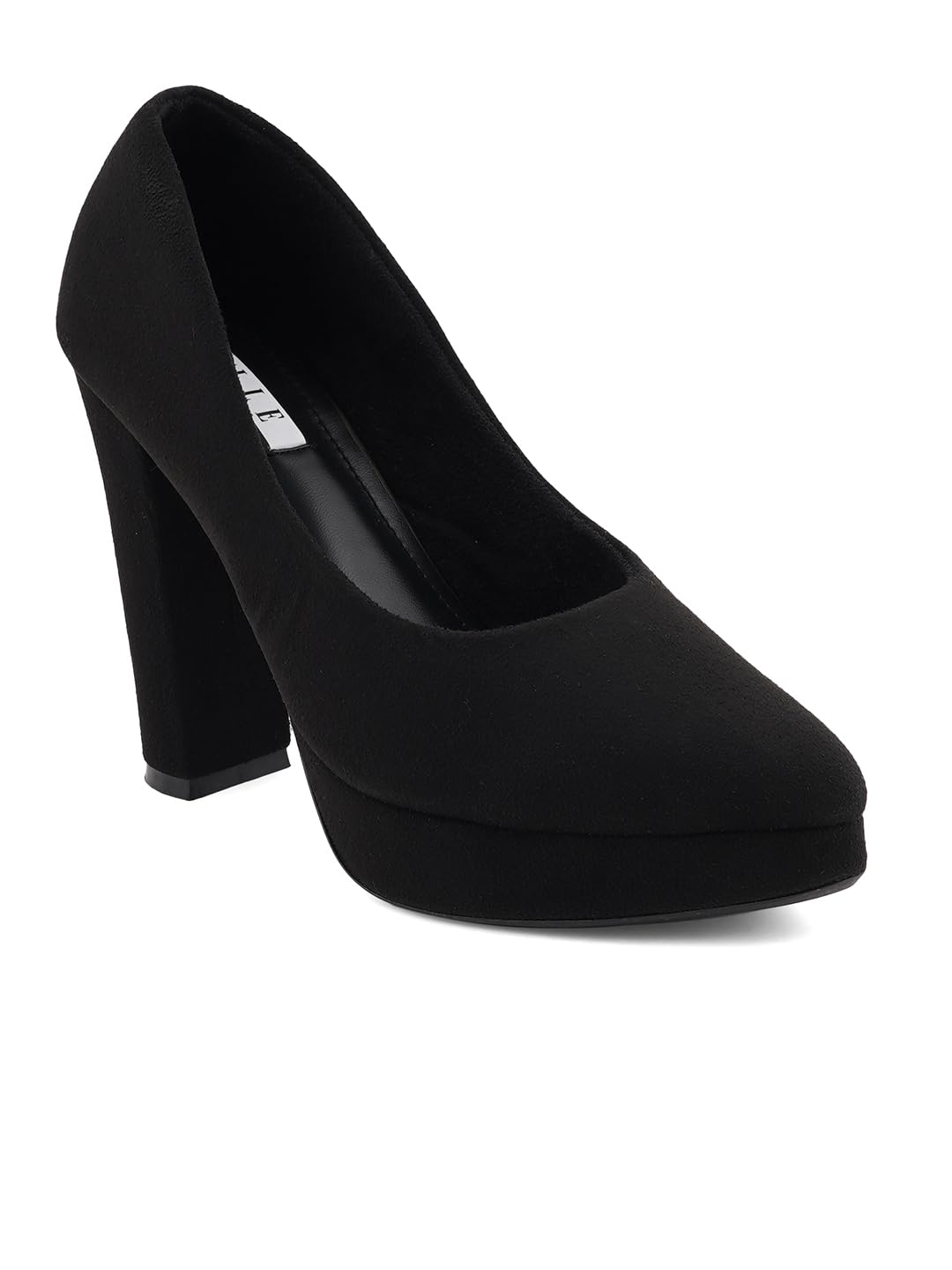 ELLE Women Stylish, Comfortable and Elegant High Block Heel Pump Shoes ELLE Women Stylish, Comfortable and Elegant High Block Heel Pump Shoes