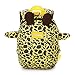 VINBAGGE Kleine Kleinkind Kinder Rucksack mit Anti Verlorene Leine Gelbe Giraffe Kinderrucksack Tier Cartoon Mini Kinder Tasche für Kindergarten Baby Mädchen Junge Alter 1-3 Jahre