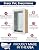 Liberty Pet Door for Walls | Clear Vinyl Dog & Cat Flap for Wall Installations | Durable & Rust-Free Aluminum Frame | Black, Large, Double Flap