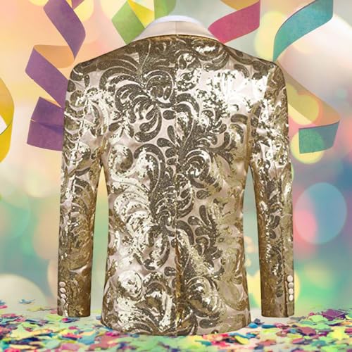 Veste de smoking paillettes pour célébrer un mariage unique