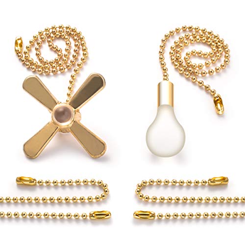 Set di catenelle in bronzo, ventilatore per