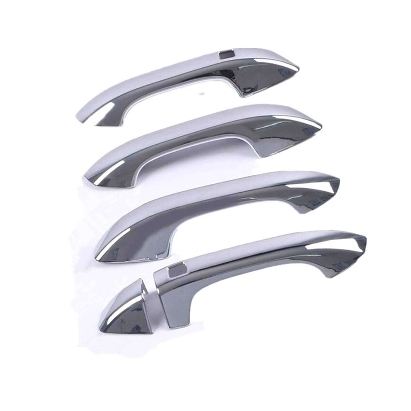 Rinkteea One Color Exterior Car Door Handle For Kia K5 Optima Dl3 2020-2022 Carbon Fiber Chrome Car Door Handle Cover Trim Sticker Styling Auto Accessories(A)