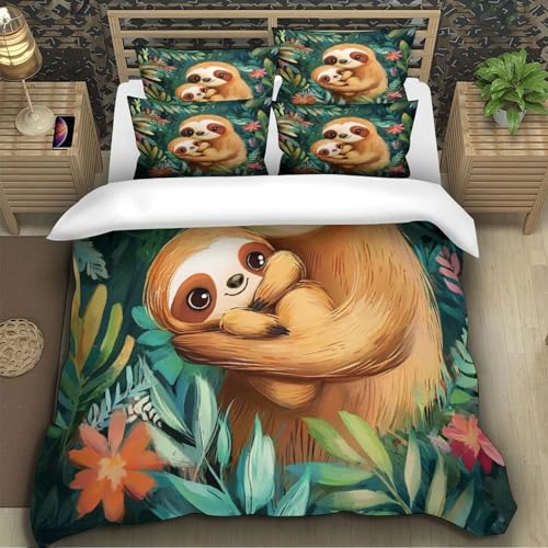 Housse de couette imprimé en 3D avec fermeture éclair fluide super king - 5