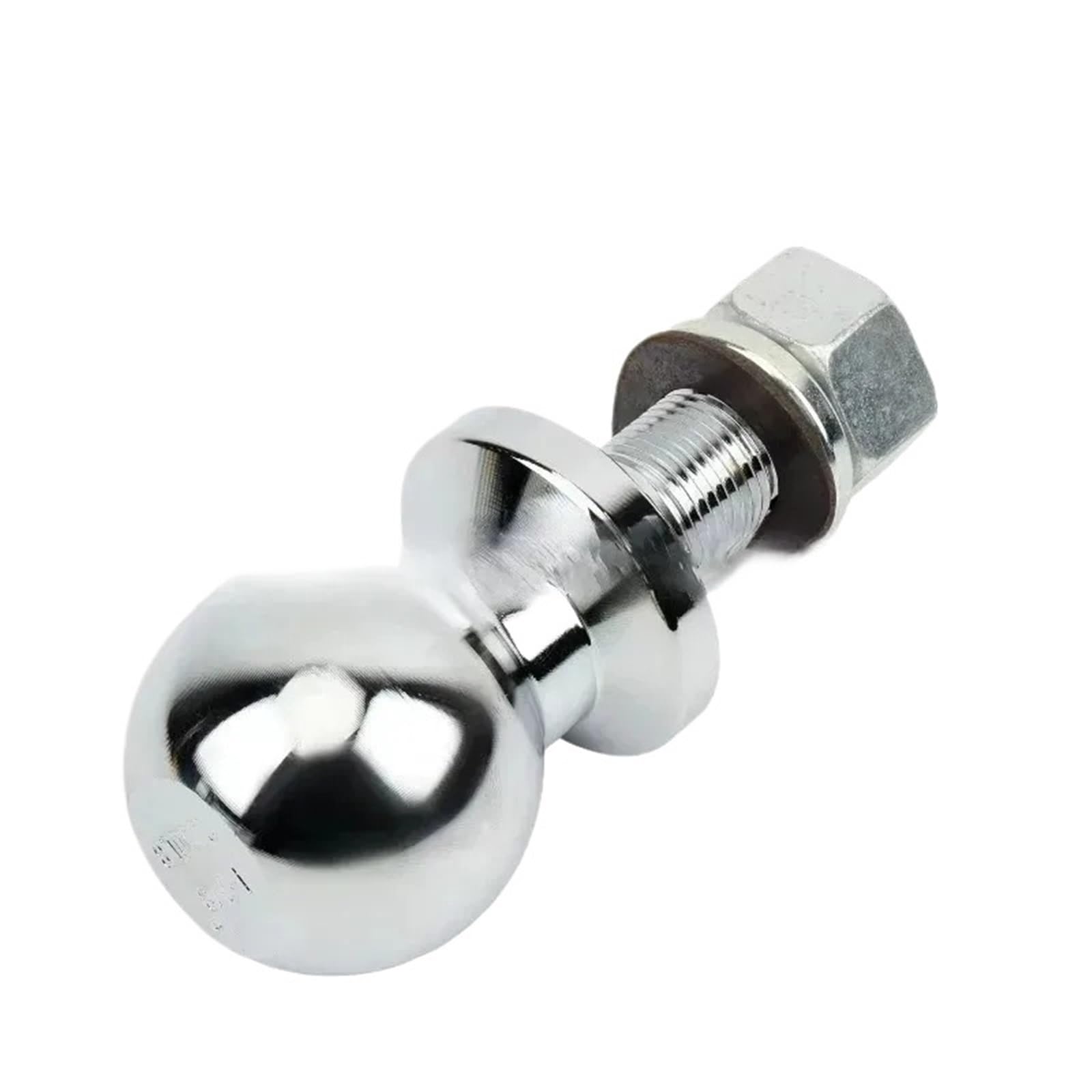 sfera per gancio di traino 50mm Cromato for Gancio di Traino Sfera Shank Dia Capacità Accoppiamento Parti del Rimorchio RV Camper Caravan