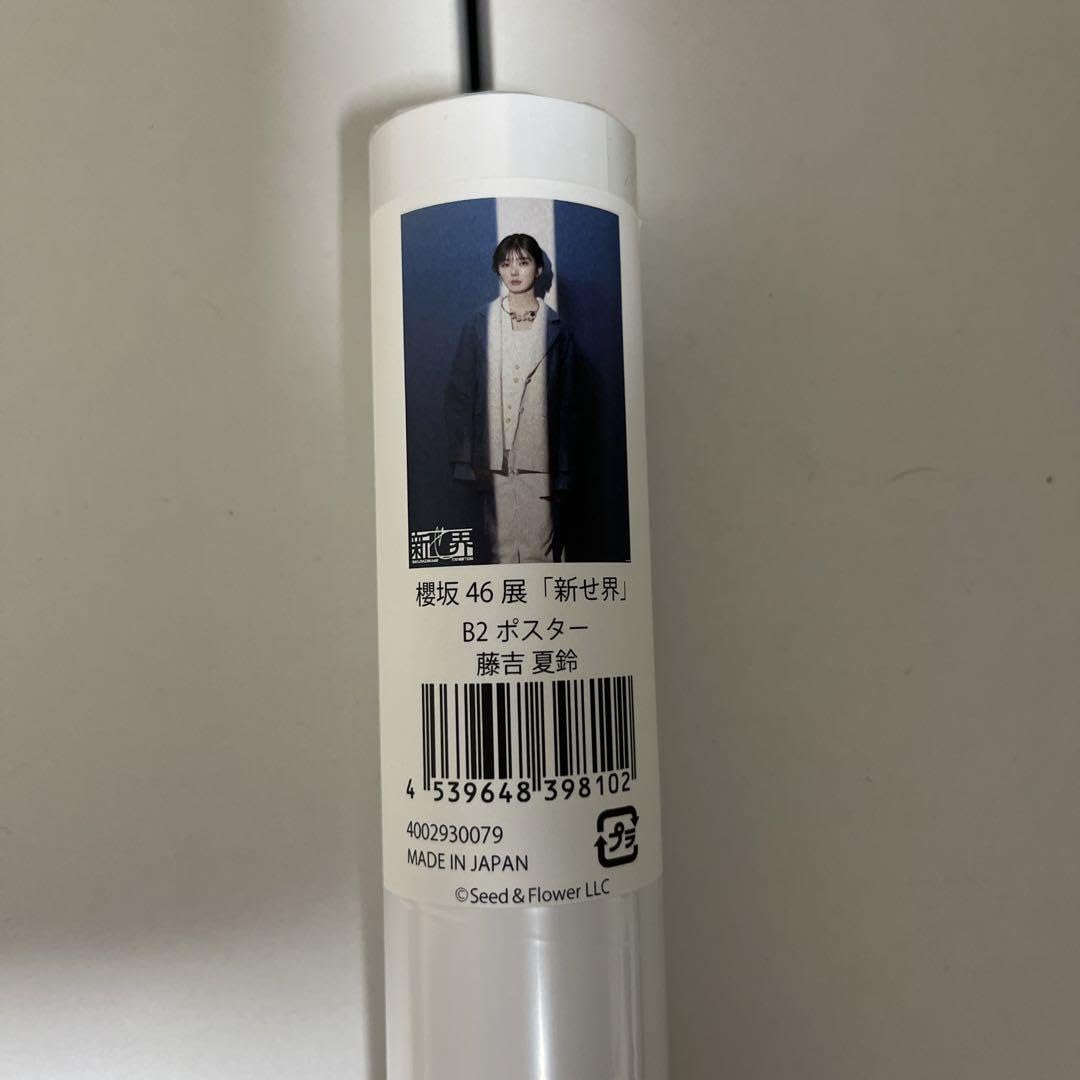 櫻坂46展「新せ界」B2ポスター （集合、藤吉夏鈴）