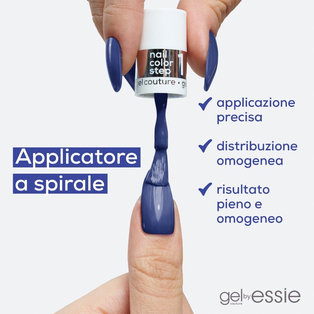 Essie Smalto Top Coat, Per Unghie Effetto Gel dal Risultato Professionale, Finish Ultra Brillante, Lunga Durata Fino a 15 Giorni, Gel Couture, 13,5 ml