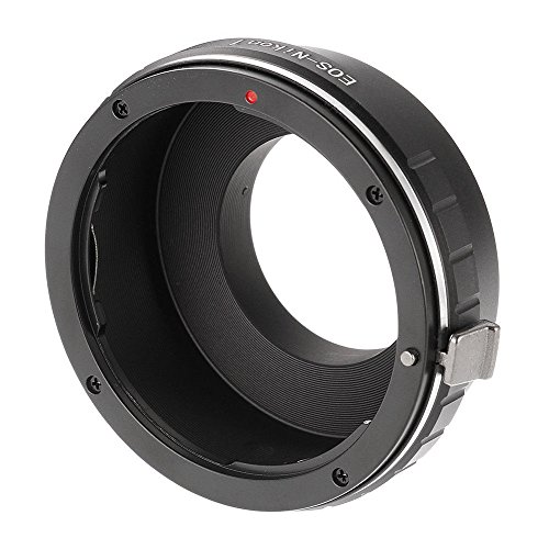 Focusfoto Adapter Ring For Can0N Eos Ef Ef-S Mount Lens To Nikon 1 N1 Mirrorless Camera Body J1, J2, J3, J4, J5, S1, S2, V1, V2, V3, Aw1 #TOP1