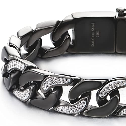 Pulsera de cadena de acero inoxidable para hombre miniatura 3