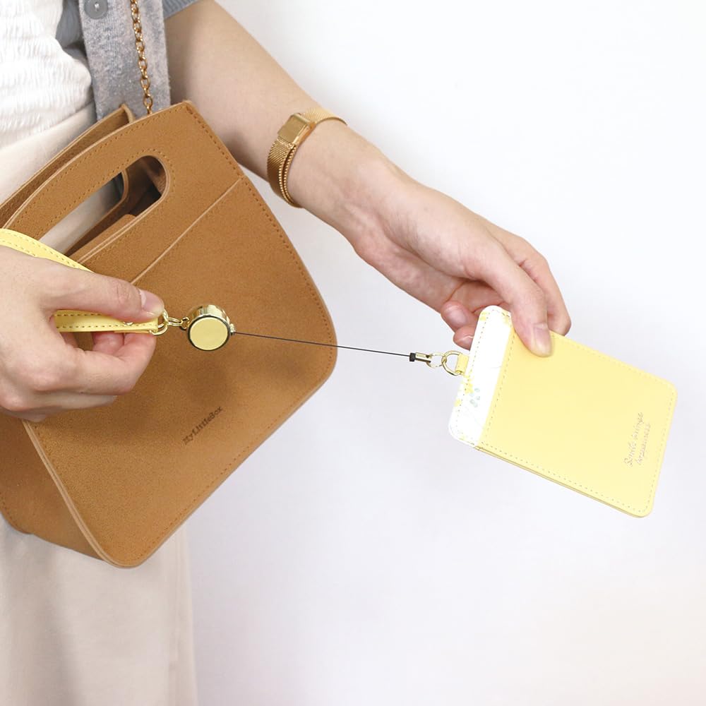 ミモザページになります＾＾ Amazon | ラボクリップ パスケース メローデイズ ミモザ A24