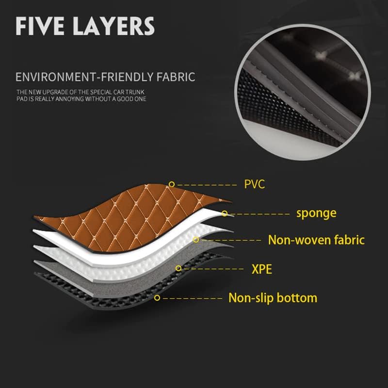 Image of Boot Mat for Mahindra XEV 9S | Tan with Beige Thread