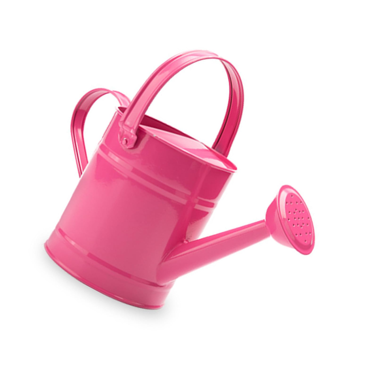 Xjdzineq Watering Can 1.5L Iron with Comfortable Handle Small Garden Long Spout for Indoor Outdoor Metal Pots for Gardening