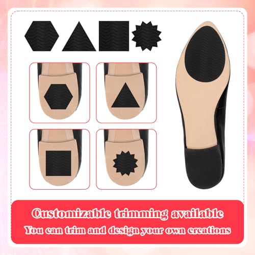 6 Pads antideslizantes para calzado, negros miniatura 3