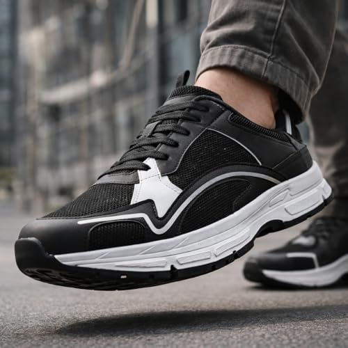 Image of Cruiser Men's Sneakers | Cushioned Insole Comfortable Shoes | Trendy & Stylish Modern Sneakers | Durable TPR Sole Casual Walking Footwear (2673)