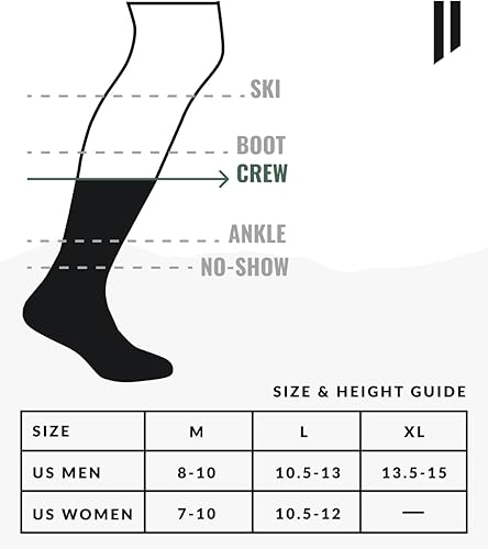 Miniatura 2 de HOLLOW Alpaca Crew Socks for Men and Women, Warm Cozy Alpaca Wool Socks for Hiking, Hunting, Outdoors, Moisture Wicking, Light Compression