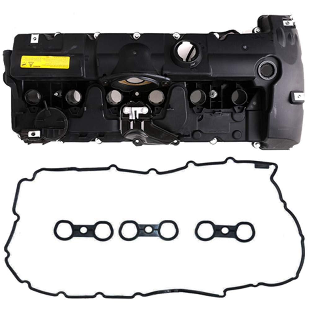 CARMOCAR Engine Valve Cover with Gasket Bolts replacement for BWE E82 E90 E70 Z4 X3 X5 128i 328i 528