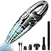 Price comparison product image MIROCOO Handheld Vacuums, Wet and Dry Vacuum Cleaner 120W 6000Pa Strong Suction, 2200mAh Up to 30 Mins Car Vacuum Cleaner Rechargeable, for Car, Home, Pet and Office