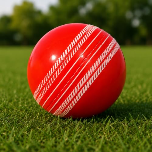 Image of I-10 Rubber Cricket Ball for Practice and Training | Synthetic Rubber Cricket Ball | High Bounce Cricket Practice Ball | Indoor Outdoor Use | Durable Cricket Coaching Ball | 110-120 g | Pack of 3