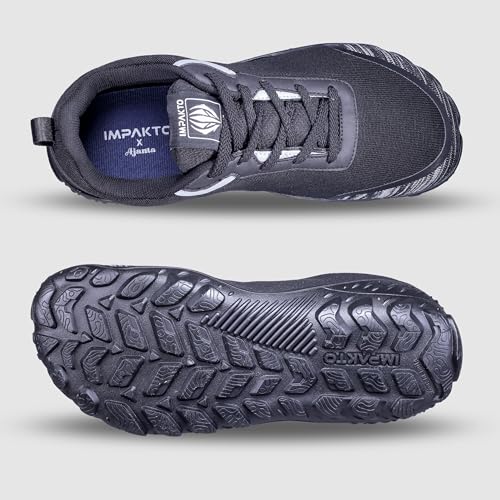 Image of Impakto Men's Barefoot Earthen Shoes | Wide Toe Box | Lightweight Shoes for Trainning, Running on Soft Ground & Workout | Minimalist Zero-Drop for Natural Movement | Anti-Skid & Flexible Rubber Sole