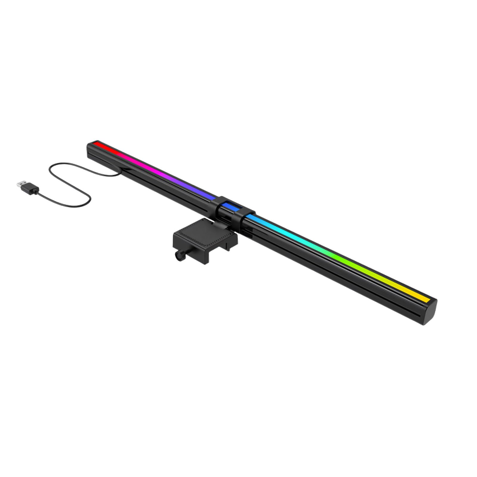 Msioytog Flexible Mounting Desk Lamp with Adjustable Color Temperature and Anti Glare for Gaming Setup Dimmable Offices Lamp