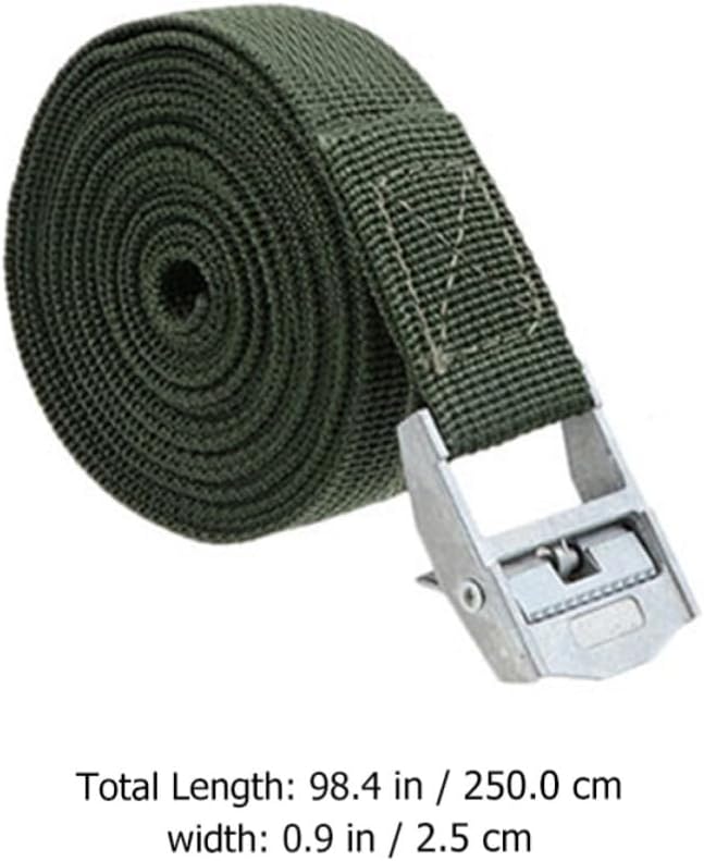 4pcs Luggage Fixing Straps Polyester Cargo Binding Belts Heavy Duty Securing Bulky Cargo Travel Suitcase Straps for Easy Identification and Damage Prevention