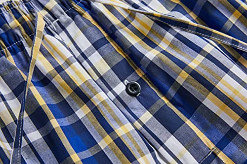 Cyz Mens 100% Cotton Pajama Pants Sleep Lounge Pajamas For Men Woven Pj Pants #TOP6