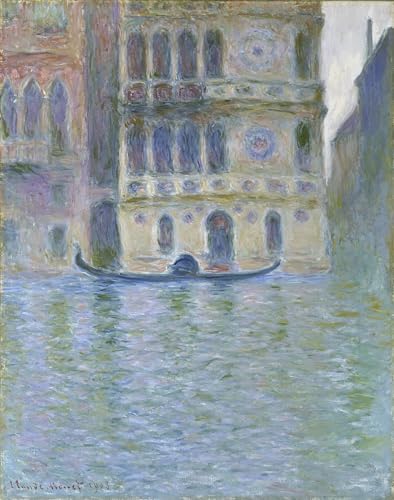 Imagen lienzo il Palazzo Dario Monet pintura artística con acabado galería para comedor