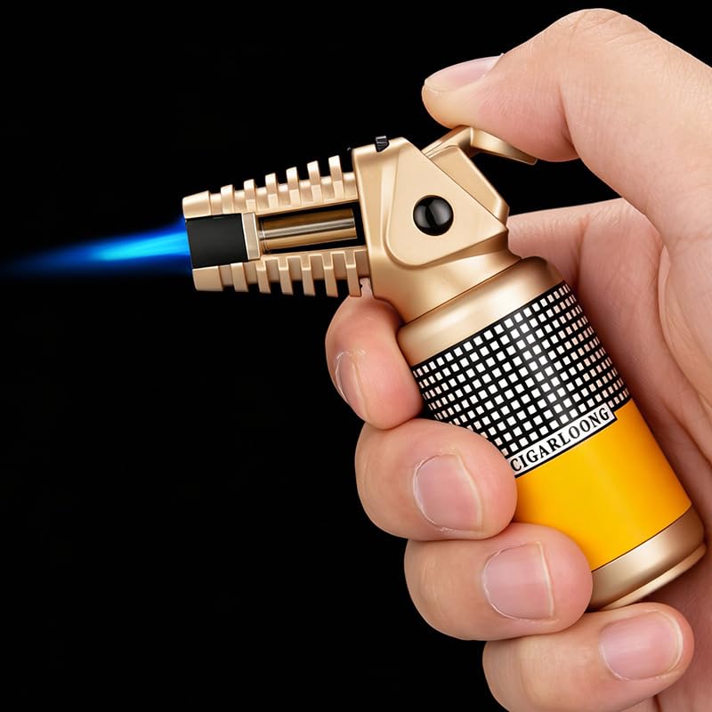 Encendedor de cigarro con llama potente y antiviento miniatura 2