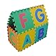 VeloVendo® XXL PuzzlematteTÜV geprüft - Kinderspielteppich, Spielmatte, Spielteppich für Baby & Kinder (190 x 190 x 1 cm)